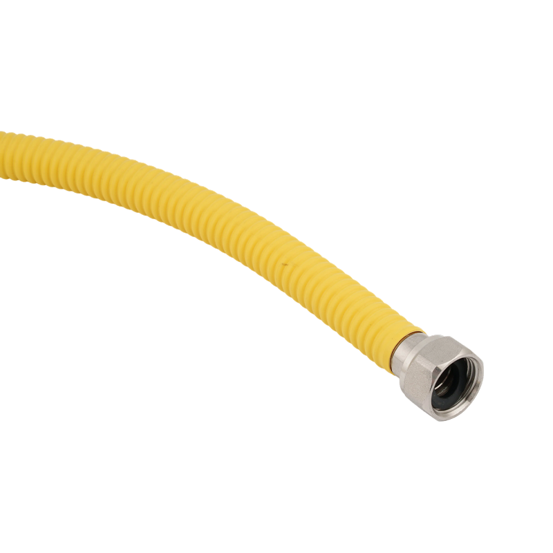 Safety-Coated Stainless Steel Corrugated Gas Hose